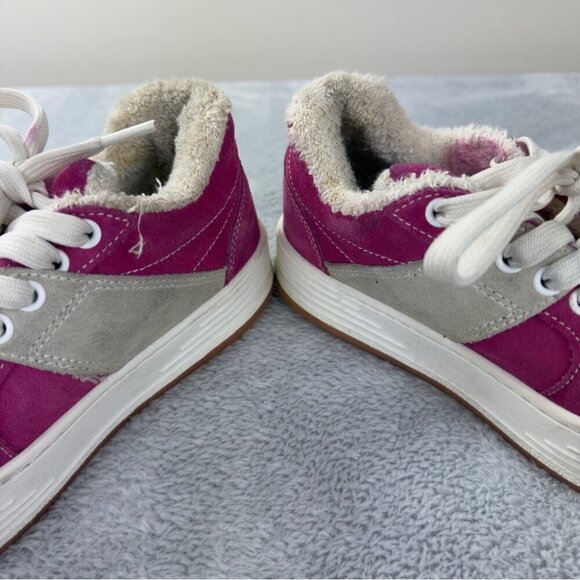 Palm Angels Snow Low Top Pink Suede Chunky Sneakers Women's Size 3 US/2 UK/36 EU - Picture 13 of 14